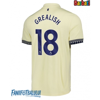 Everton Jack Grealish #18 Tricou Fotbal Replică 2025-26 Barbati Deplasare